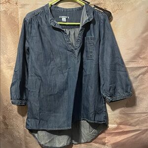 Dalia Collection Blue Blouse